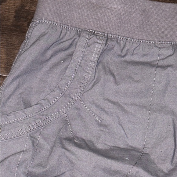 Cleo drawstring gray/blue Women's Skirt with 4 pockets, size 12 - Picture 3 of 6